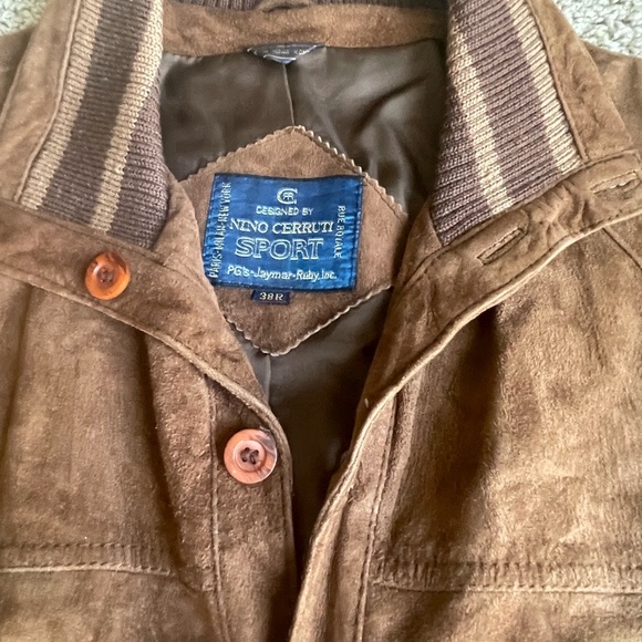 Vintage Nino Cerruti Leather Jacket - Picture 3 of 11